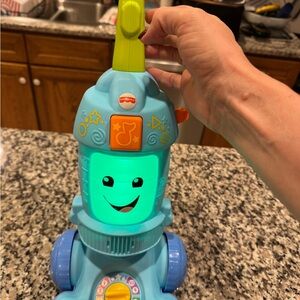 Fisher price Interactive Blue Toy Vacuum Cleaner